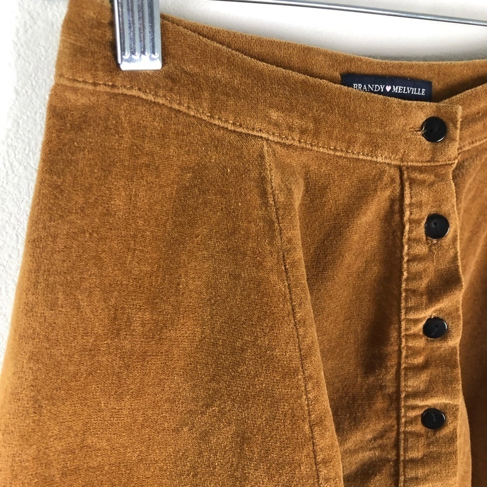 Brandy Melville- Button front A-line skirt - Picture 3 of 9